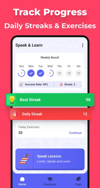 LinguaPal - AI Language Tutor - عکس برنامه موبایلی اندروید