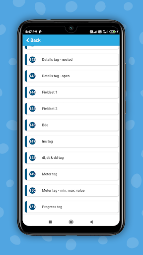 Learn HTML - Example & editor - Image screenshot of android app