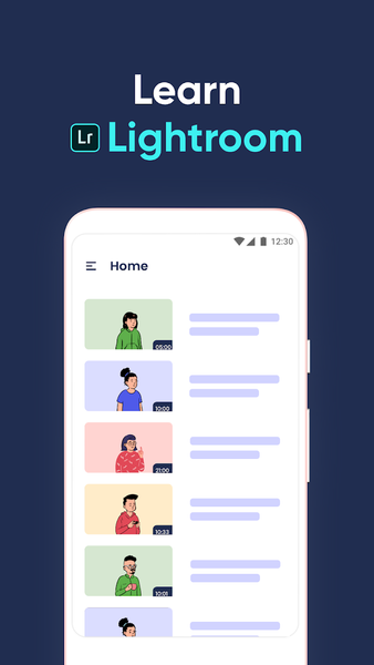 Learn Lightroom - Image screenshot of android app