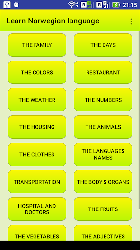 Learn Norwegian language - عکس برنامه موبایلی اندروید
