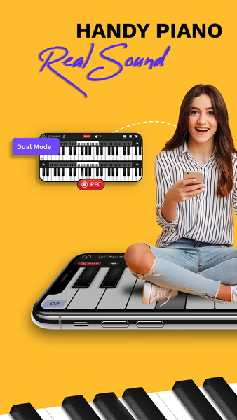 Learn Piano: My Piano Keyboard - عکس برنامه موبایلی اندروید
