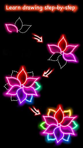 Learn to Draw Flower - Image screenshot of android app