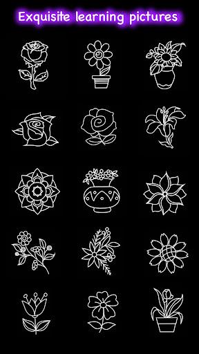 Learn to Draw Flower - Image screenshot of android app