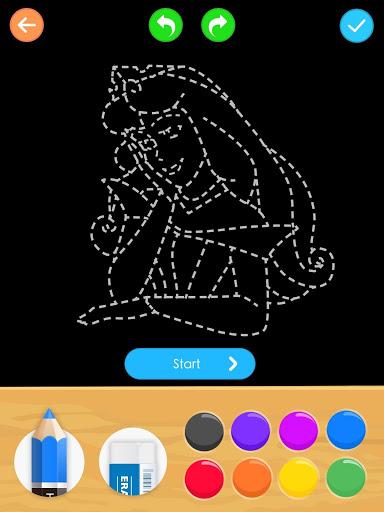 Learn to Draw Princess - Gameplay image of android game