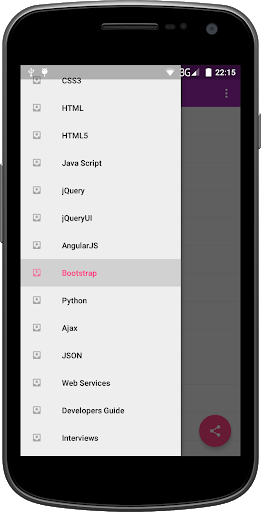 Learn Web Development - Image screenshot of android app