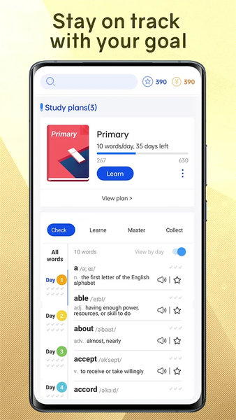 Learn English Word, Flash Card - Image screenshot of android app