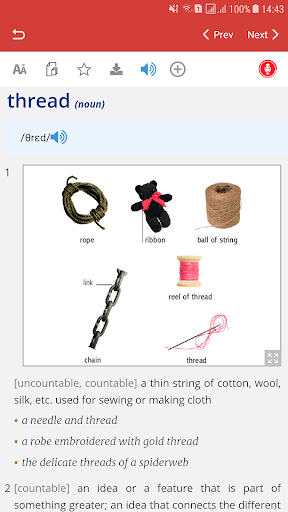 American Learner's Dictionary - عکس برنامه موبایلی اندروید