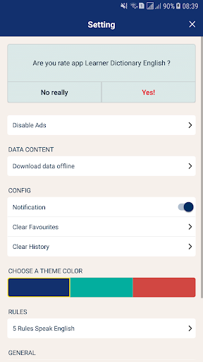 English Learner's Dictionary - عکس برنامه موبایلی اندروید