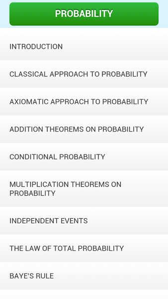 Probability Mathematics - عکس برنامه موبایلی اندروید