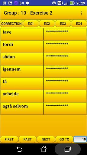 ۲۰۰۰ Danish Words (most used) - عکس برنامه موبایلی اندروید
