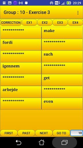 ۲۰۰۰ Danish Words (most used) - عکس برنامه موبایلی اندروید
