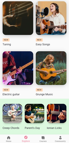 Learn guitar chords - Image screenshot of android app