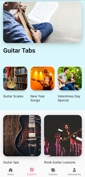 Learn guitar chords - Image screenshot of android app