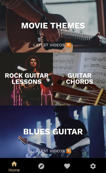 Learn guitar chords - Image screenshot of android app