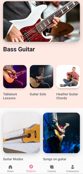 Learn guitar chords - Image screenshot of android app