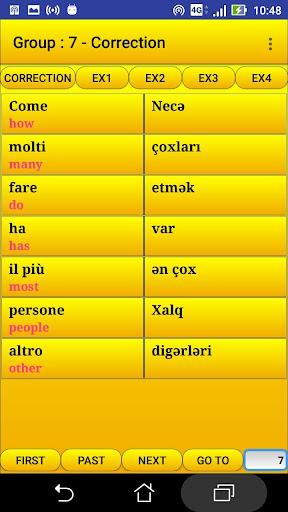2000 italian Words (most used) - Image screenshot of android app