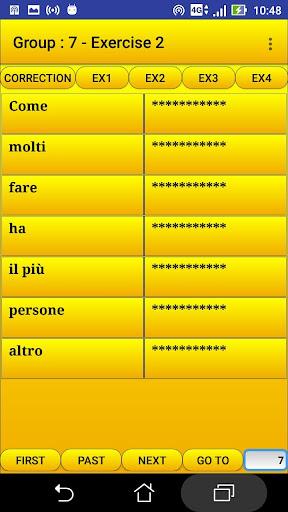 2000 italian Words (most used) - Image screenshot of android app