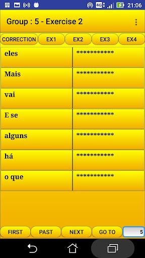 2000 Portuguese Words (most us - Image screenshot of android app