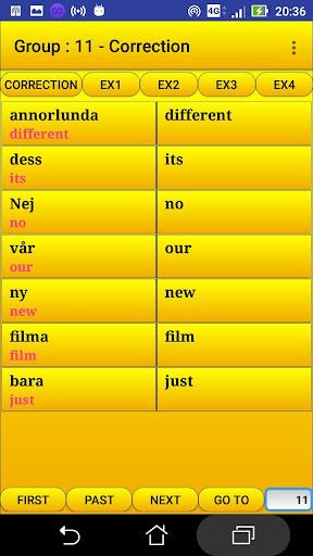 2000 Swedish Words (most used) - Image screenshot of android app