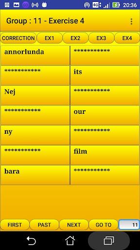 ۲۰۰۰ Swedish Words (most used) - عکس برنامه موبایلی اندروید