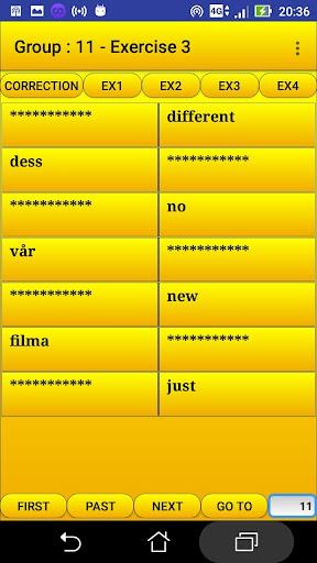 ۲۰۰۰ Swedish Words (most used) - عکس برنامه موبایلی اندروید