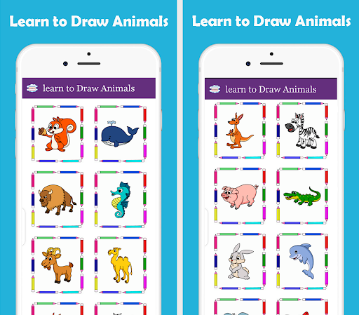 Learn to Draw Animals - عکس برنامه موبایلی اندروید