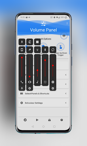 Volume Control Panel - Image screenshot of android app