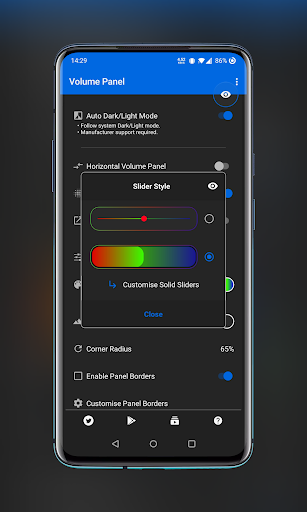 Volume Control Panel - Image screenshot of android app