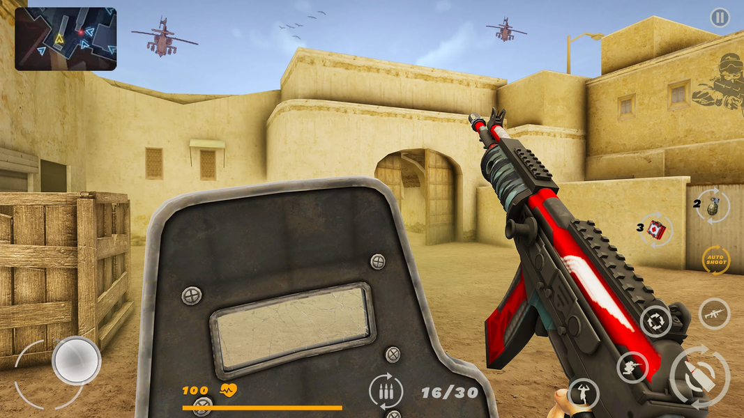 Cover Strike CS Gun Shoot Game - Gameplay image of android game