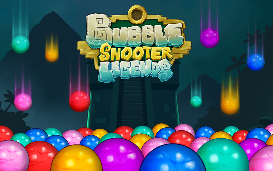 Bubble Shooter Legends - Gameplay image of android game