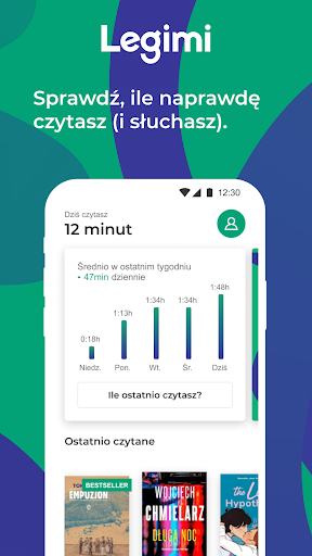 Legimi - ebooki i audiobooki - عکس برنامه موبایلی اندروید