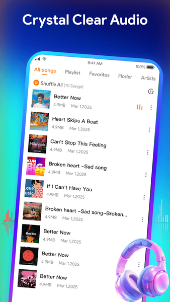 LemonPlayer: Pure Music Player - عکس برنامه موبایلی اندروید