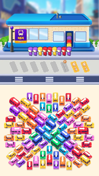 Bus Jam Master: Traffic Escape - Gameplay image of android game