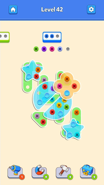 Screw Pin Jam Puzzle Nuts Bolt - عکس بازی موبایلی اندروید