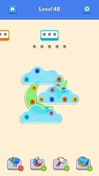 Screw Pin Jam Puzzle Nuts Bolt - عکس بازی موبایلی اندروید