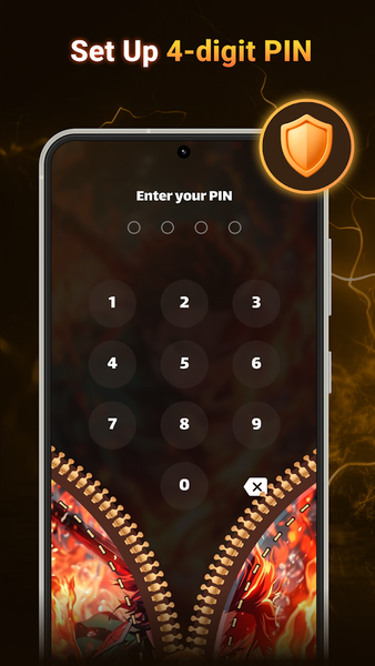 Zipper Lock Screen Wallpaper - عکس برنامه موبایلی اندروید