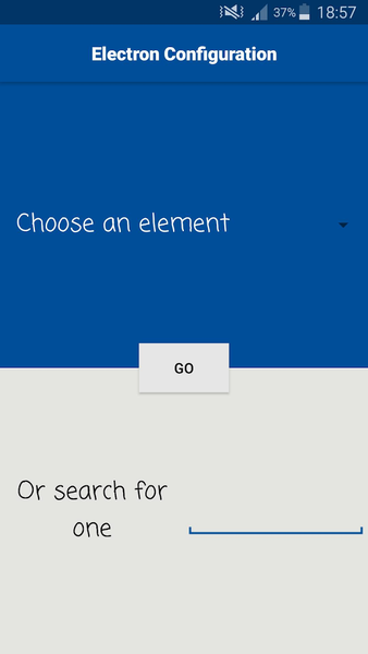 Electron Configuration - Image screenshot of android app