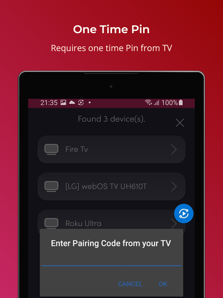 LG Universal TV Remote - Image screenshot of android app