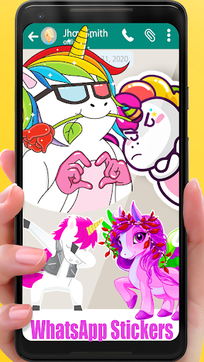 WAStickerApps Unicorn - WAStickerApps Horse - Image screenshot of android app