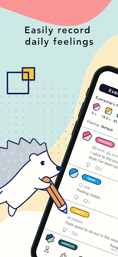 Feelyou2: Social mood tracker - Image screenshot of android app