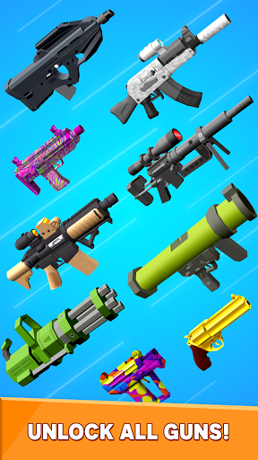 Gun Range: Idle Shooter - Gameplay image of android game