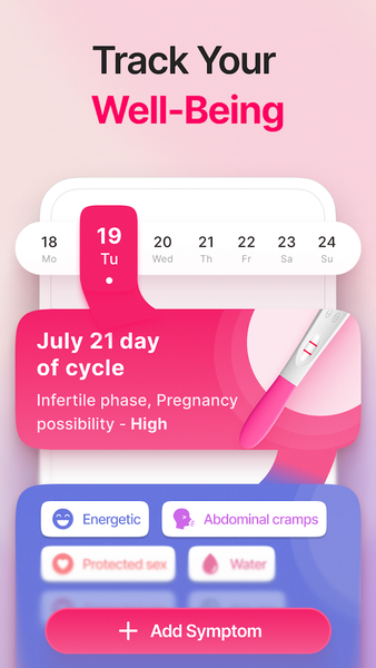 Period Tracker-Pregnancy・Femin - Image screenshot of android app