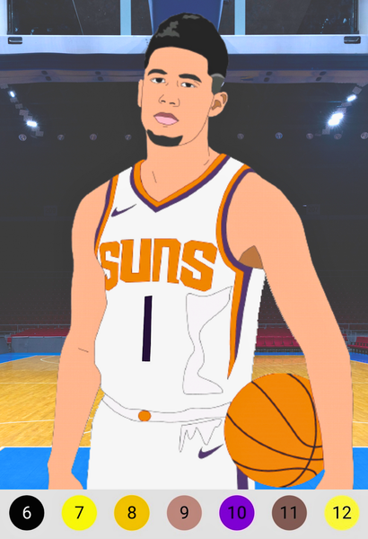 Basketball Paint By Number - عکس برنامه موبایلی اندروید