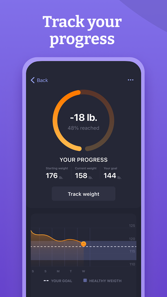 Simple: AI Weight Loss Coach - عکس برنامه موبایلی اندروید