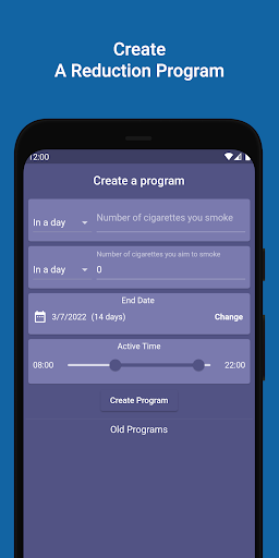 Smokeless: No Smoking Tracker - Image screenshot of android app