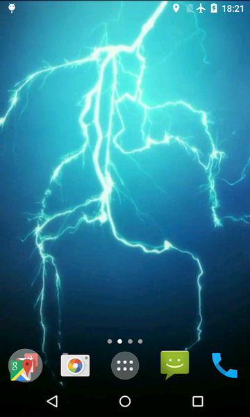 Lightning Video Live Wallpaper - Image screenshot of android app