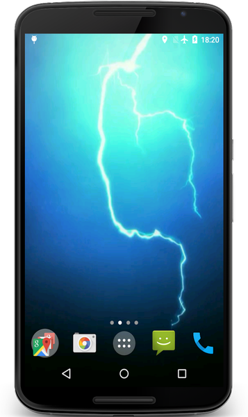 Lightning Video Live Wallpaper - Image screenshot of android app