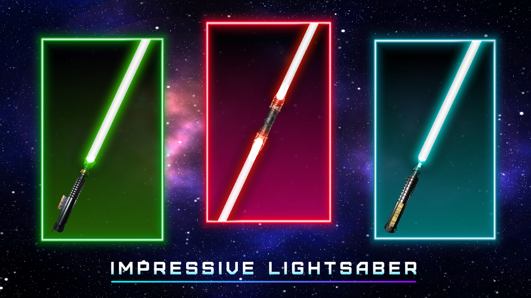 Lightsaber Simulator & Gun - Gameplay image of android game