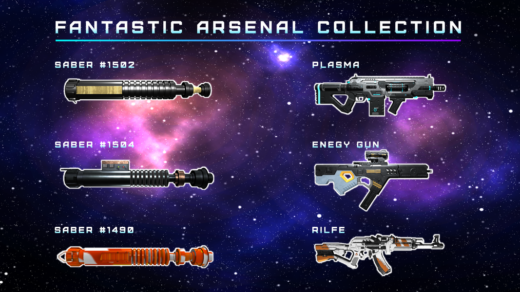 Lightsaber Simulator & Gun - عکس بازی موبایلی اندروید