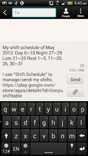 Shift Calendar (since ۲۰۱۳) - عکس برنامه موبایلی اندروید